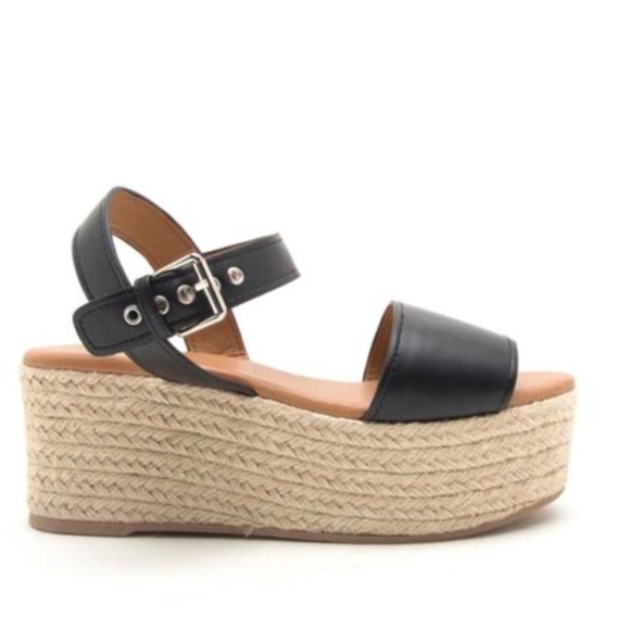 Platform One Band Espadrille Sandal - Picture 4 of 4